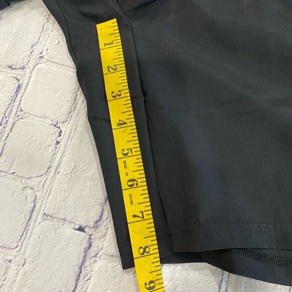 Adidas Shorts Men's Size 2XL Color Black White 3-Stripes Own the Run Lined - Picture 6 of 12